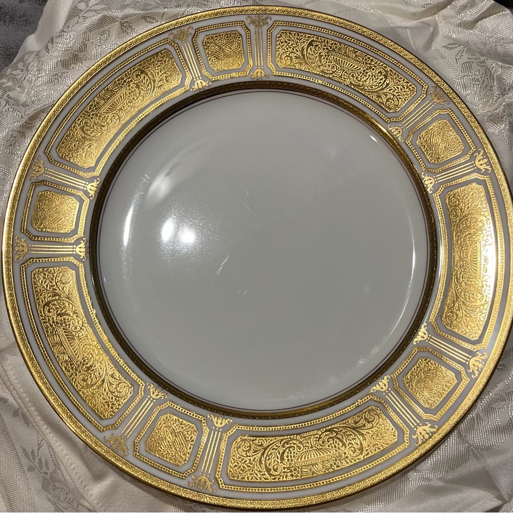 Tiffany & Co. Gold and Silver Dinner Plate